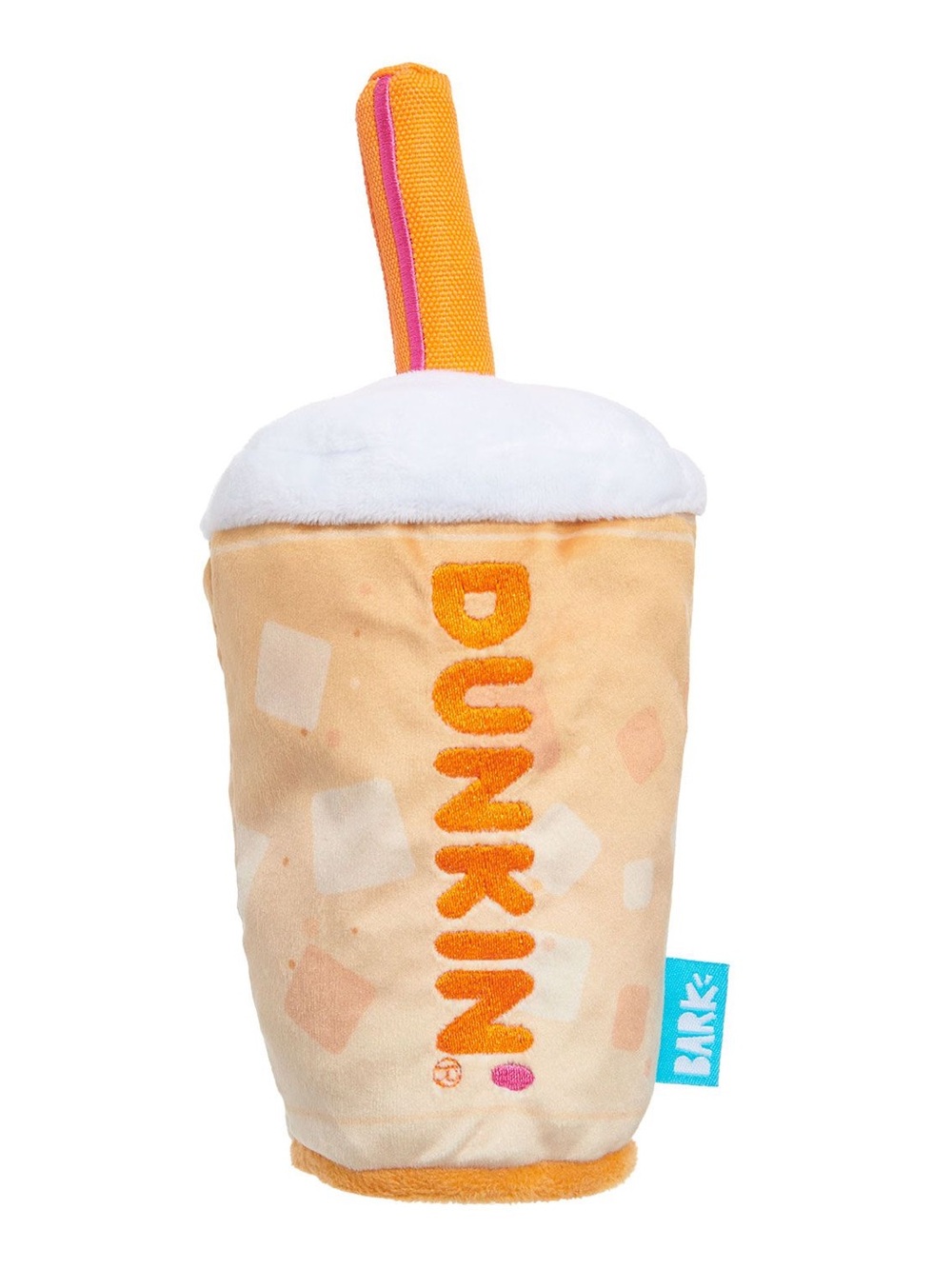 Dunkin Iced Coffee Plush Dog Toy